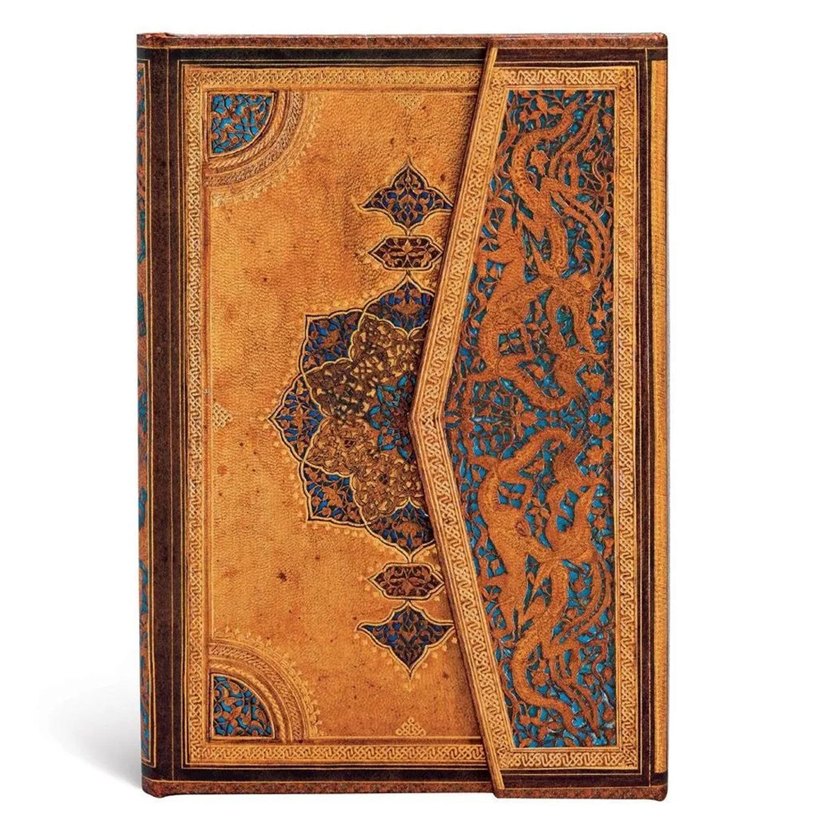 Caderno Paperblanks Safavid Capa Dura Mini 85g/m² 9,5x14cm 176 Páginas com Pauta - Pb1603-8