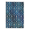 Caderno Paperblanks Blue Velvet Capa Dura Mini 120g/m² 9,5x14cm 176 Páginas com Pauta - Pb6386-5