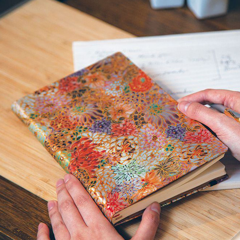 Caderno Paperblanks Kikka Capa Dura Mini 85g/m² 9,5x14cm 176 Páginas com Pauta - Pb3621-0