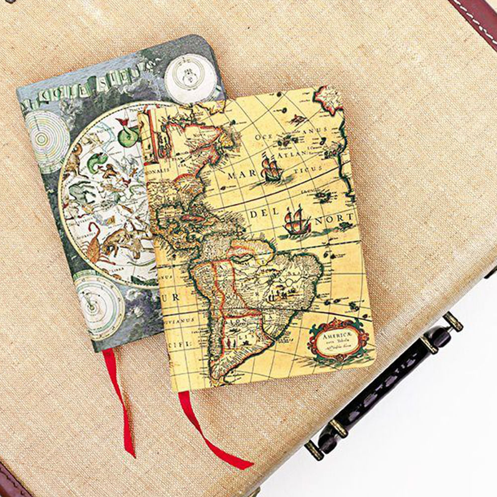 Caderno Paperblanks Celestial Capa Flexível Mini 100g/m² 9,5x14cm 176 Páginas com Pauta - Fb5618-8