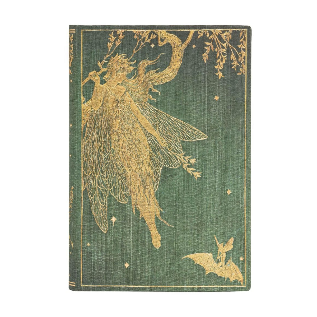 Caderno Paperblanks Olive Fairy Capa Dura Mini 85g/m² 9,5x14cm 176 Páginas com Pauta - Pb6507-4