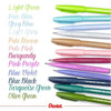Estojo Brush Sign Pen Pentel Pastel com 12 Cores