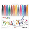 Estojo Brush Sign Pen Pentel com 12 Cores
