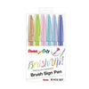 Estojo Brush Sign Pen Pentel Pastel com 6 Cores