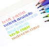 Estojo Brush Sign Pen Pentel Pastel com 6 Cores