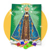 Kit de Pintura com Diamante 42x60cm - Nossa Senhora Aparecida