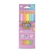 Estojo Lápis de Cor Ecolápis Pastel Multicolor 10 Cores - Faber-castell 11.1000Np