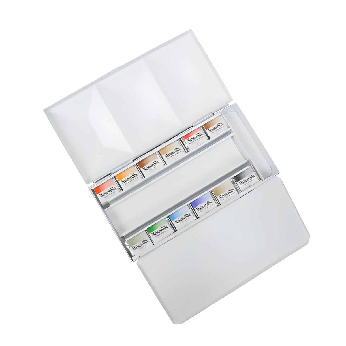 Estojo Tinta Aquarela Maimeri Blu Pastilha 12 Cores M1698712 - Maimeri
