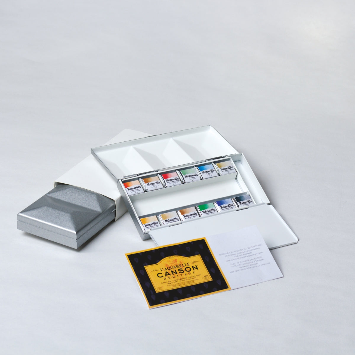 Estojo Tinta Aquarela Maimeri Blu Pastilha 12 Cores M1698712 - Maimeri