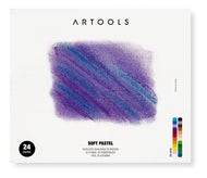 Estojo Giz Pastel Seco Soft com 24 Cores Artools 611143