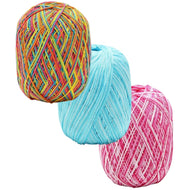 Fio Bella Fashion Cores Algodão Mercerizado Crochê Tricô 150g 508m Tex 295 - Pingouin