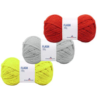 Fio Flash Acrílico Crochê Tricô 100g 200m Tex 500 - Pingouin