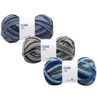 Fio Flash Color Acrílico Crochê Tricô 100g 200m Tex 500 - Pingouin