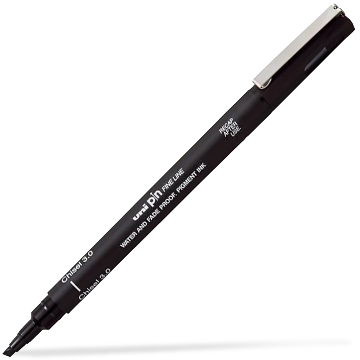 Caneta Técnica Ponta Fina Pin Fine Line Preto Chisel Uniball