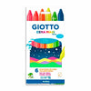 Estojo de Giz de Cera Giotto Maxi Neon 6 Cores 202402es