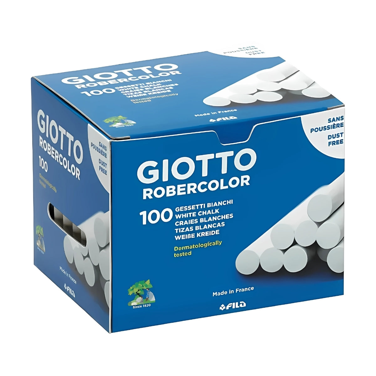 Giz Escolar Giotto Robercolor 100 Unidades - Branco 538800