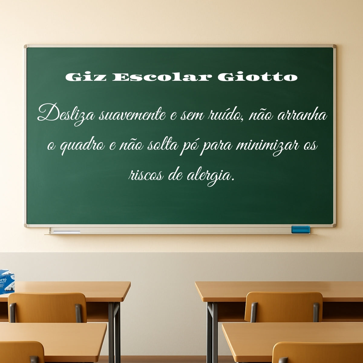 Giz Escolar Giotto Robercolor 100 Unidades - Branco 538800