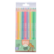 Estojo Lápis de Cor Pastel Trend com 12 Cores 72110 - Leo & Leo