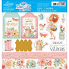 Die Cuts Apliques Recortados em Papel C Hot Stamping Coleção Floresca 15,1x13,1cm para Scrapbook e Scrapdecor Ldch-010 - Litoarte