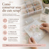 Die Cuts Apliques Recortados em Papel C Hot Stamping Coleção Floresca 15,1x13,1cm para Scrapbook e Scrapdecor Ldch-010 - Litoarte