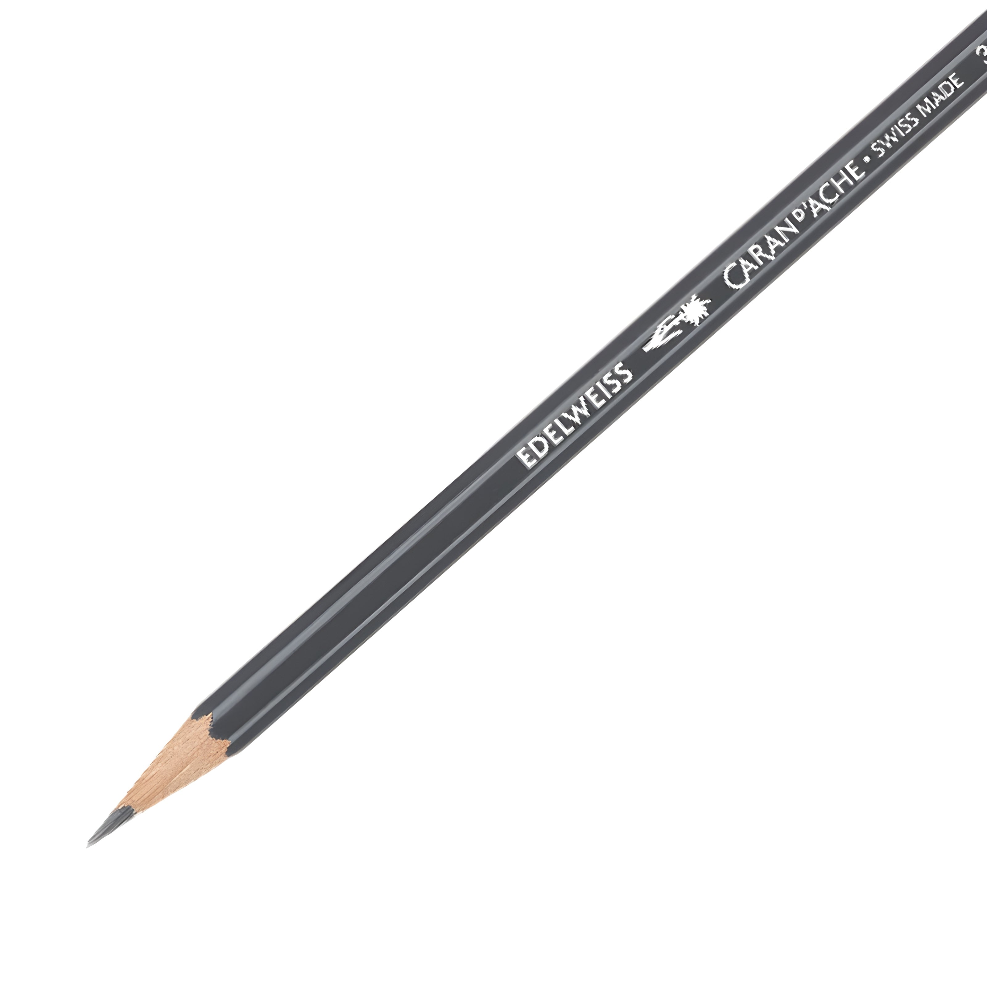 Kit Lápis Grafite Caran D'ache Edelweiss 3b com 4 Unidades