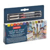 Estojo Aquarela em Pastilha Line And Wash com 12 Cores - Derwent  