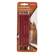 Lápis de Cor Drawing com 6 Cores - Derwent