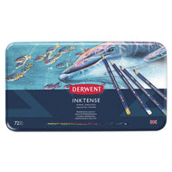 Estojo Lápis de Cor Aquarelável Inktense com 72 Cores - Derwent