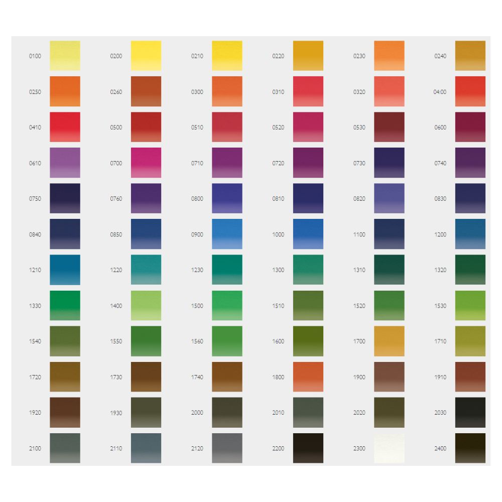 Estojo Lápis de Cor Aquarelável Inktense com 72 Cores - Derwent  
