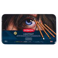 Estojo Lápis de Cor Permanente Lightfast com 72 Cores - Derwent