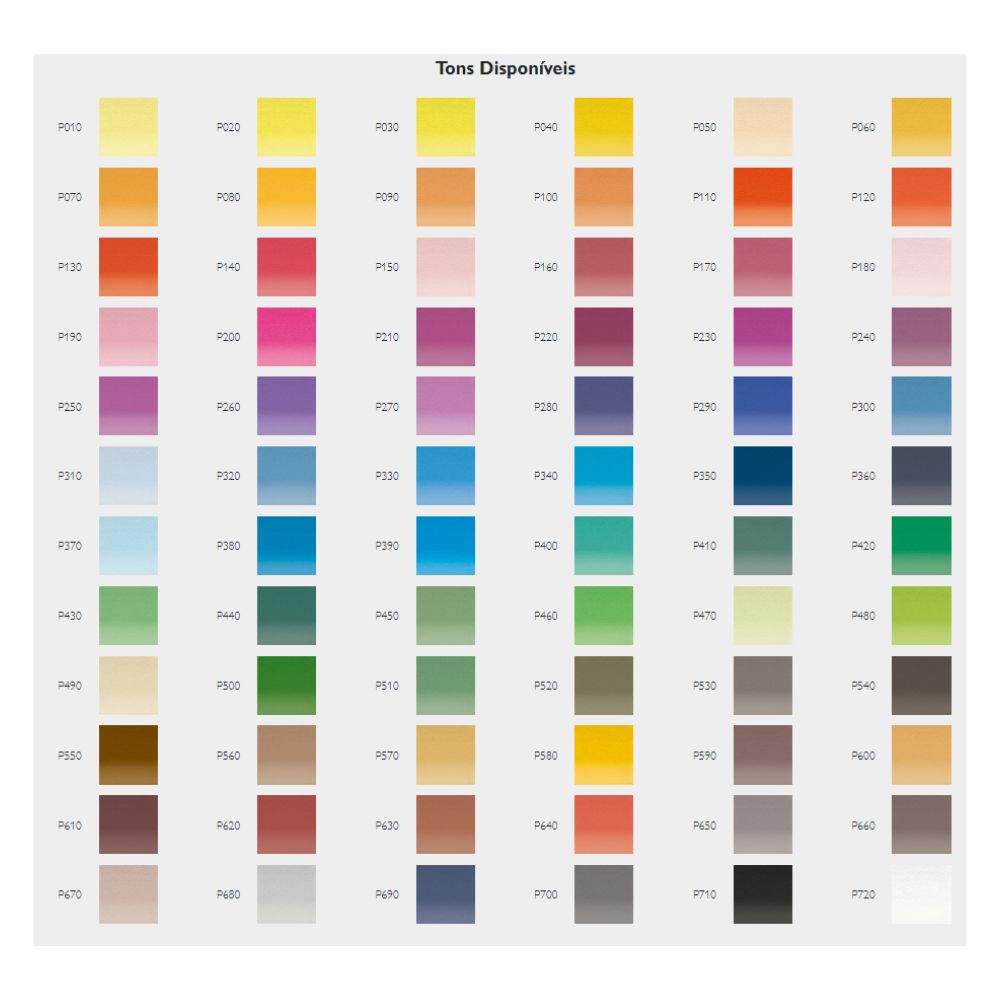 Estojo Lápis de Cor Pastel com 72 Cores - Derwent  