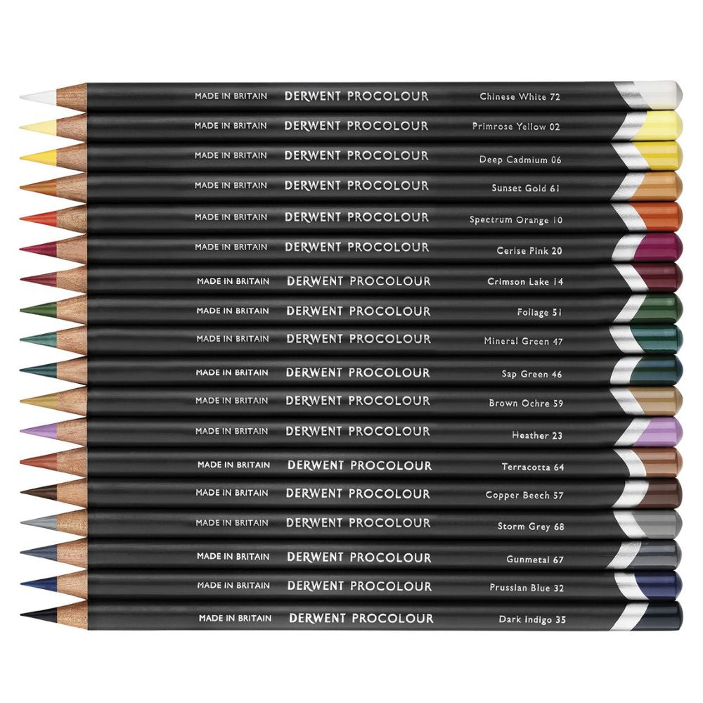 Estojo Lápis de Cor Permanente Procolour com 72 Cores - Derwent  
