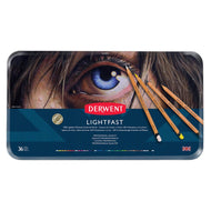 Estojo Lápis de Cor Permanente Lightfast com 36 Cores - Derwent