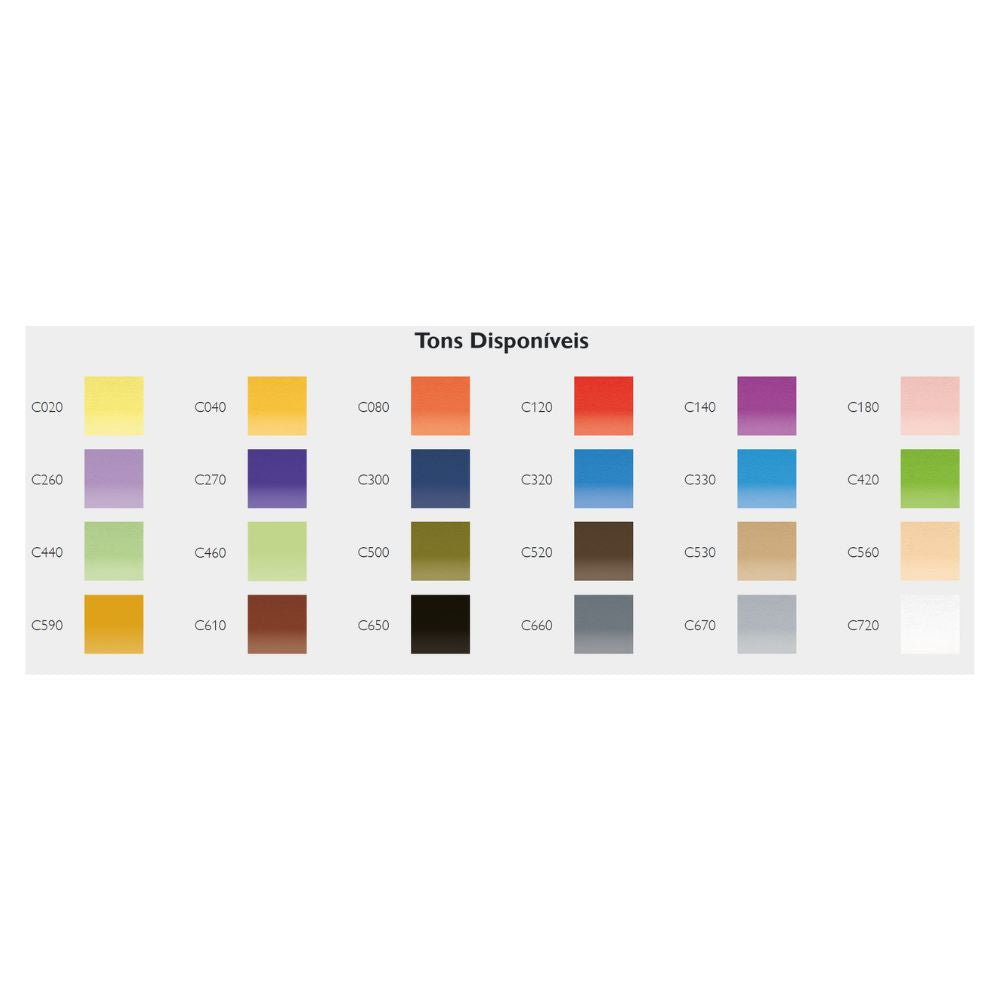 Estojo Lápis de Cor Coloursoft com 24 Cores - Derwent  
