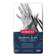 Estojo Lápis Grafite Graduado B a 9h com 12 Unidades - Derwent