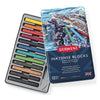 Estojo Giz Aquarelável Inktense Blocks com 12 Cores - Derwent  