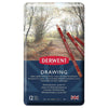 Estojo Lápis de Cor Permanente Drawing com 12 Cores - Derwent  