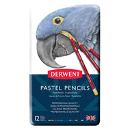 Estojo Lápis Pastel Aquarelável com 12 Cores - Derwent