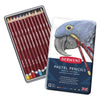 Estojo Lápis Pastel Aquarelável com 12 Cores - Derwent  