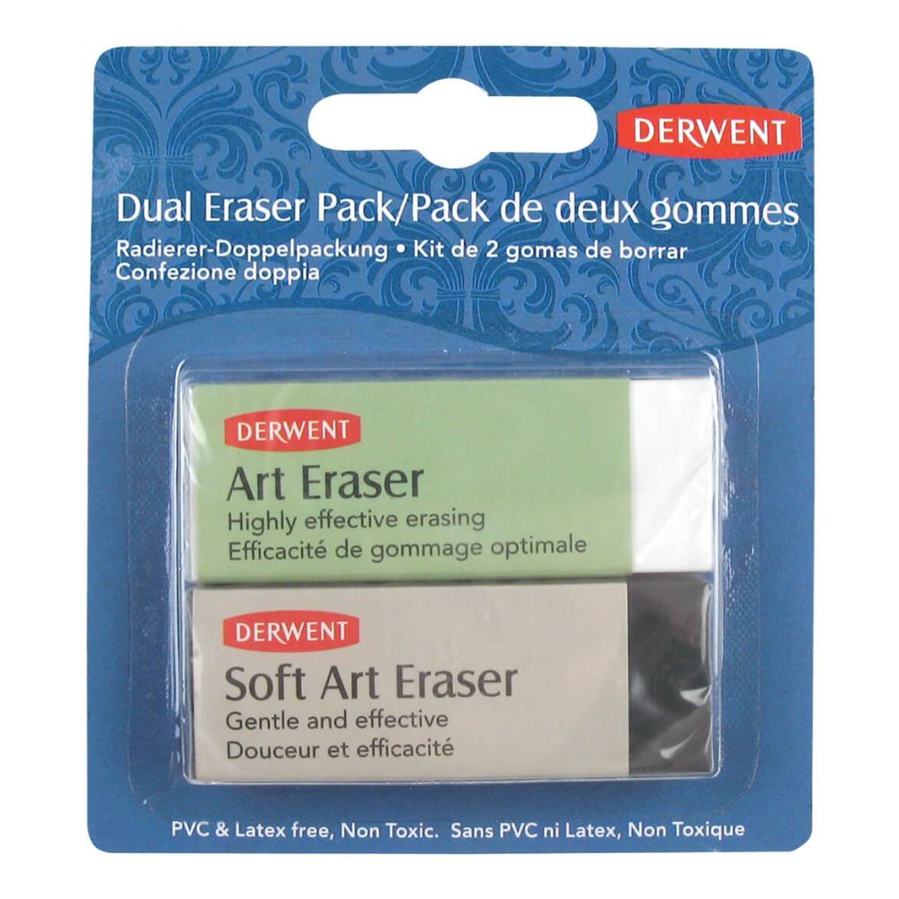Borracha Soft Dual com 2 Unidades - Macia e Dura - Derwent  