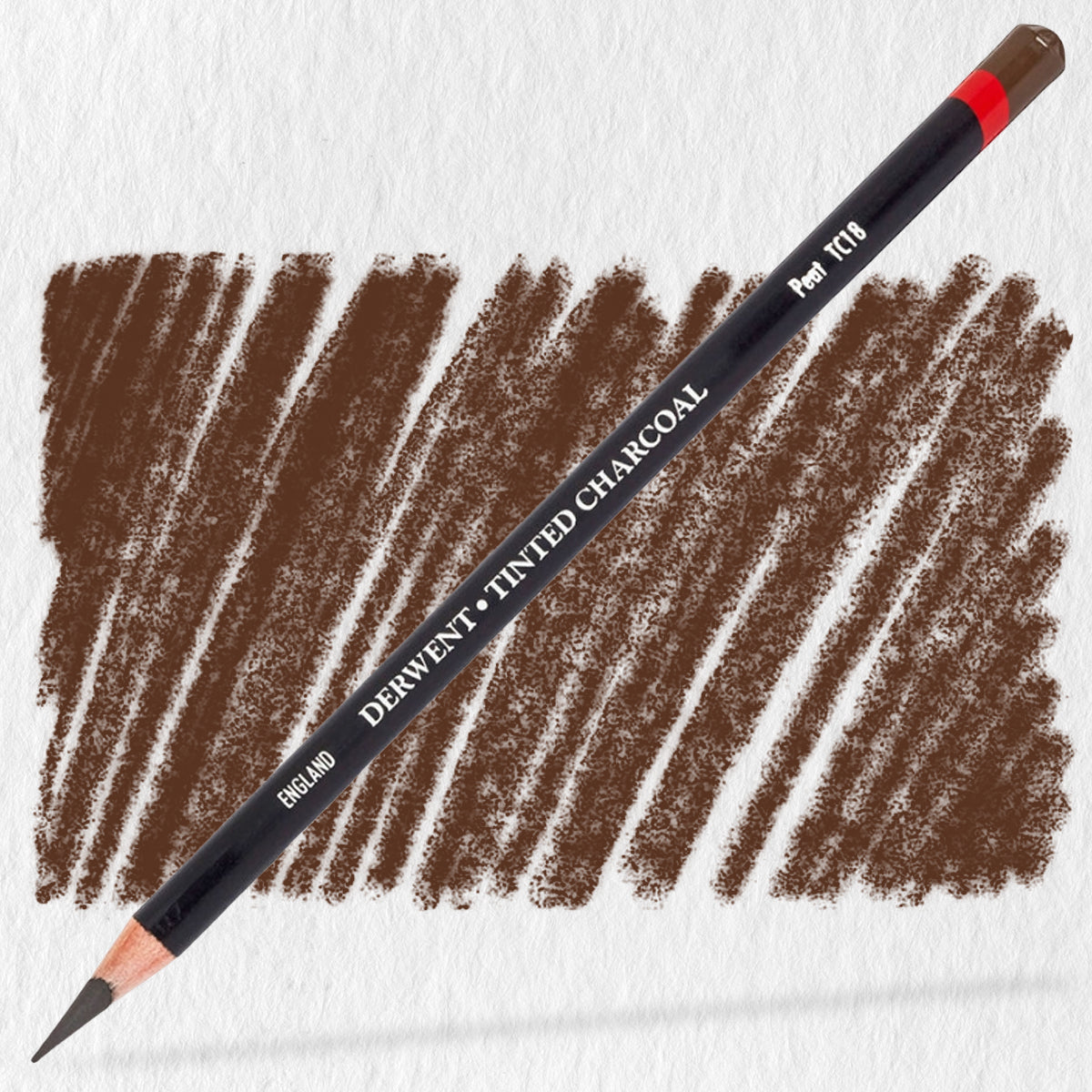 Lápis Carvão Vegetal para Papel Tinted Charcoal - Peat - Derwent  
