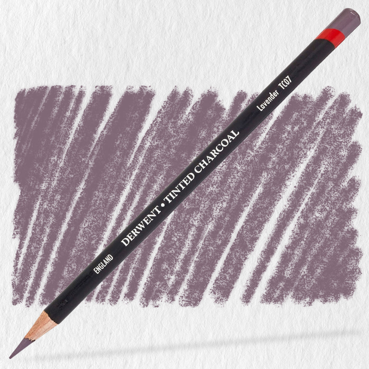 Lápis Carvão Vegetal para Papel Tinted Charcoal - Lavender - Derwent  