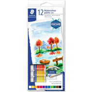 Estojo de Tinta Staedtler para Aquarela com 12 Cores