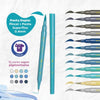 Caneta Hidrocor Vibes Sketch Oceano com 12 Cores - Tris