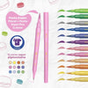 Caneta Hidrocor Vibes Sketch Macarons com 12 Cores - Tris