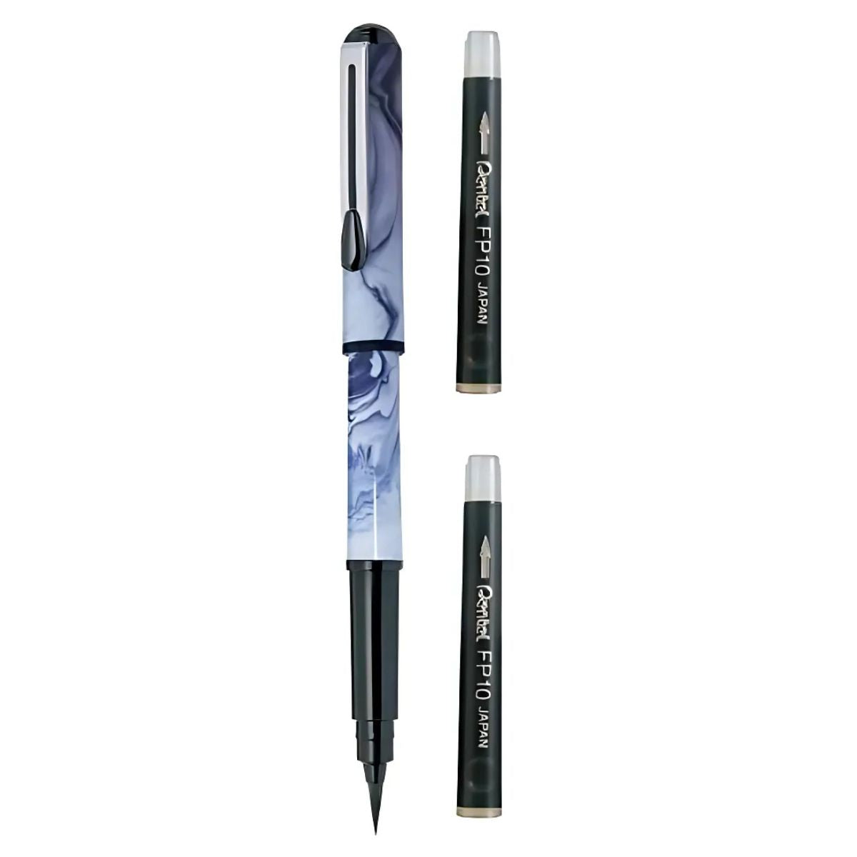 Caneta Pocket Brush Marmore Pentel + Refil