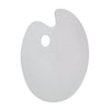 Paleta Godê Acrílica Oval Luarte 20x30cm Branca Plt