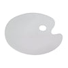 Paleta Godê Acrílica Oval Luarte 20x30cm Branca Plt