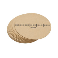 Círculo Madeira Mdf Cru 15cm de Diâmetro 6mm