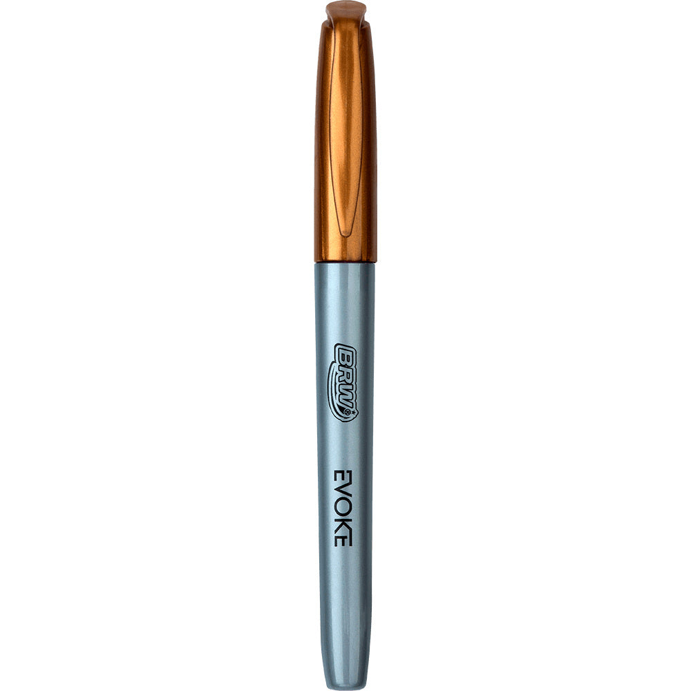 Marcador Artístico Permanente Autumn 5 Cores Amarelo Laranja Marrom Preto Dourado 1mm para Desenho e Marcação - Brw